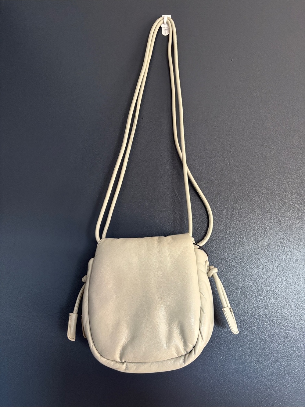 Zara Sage Green Puffy Crossbody Bag